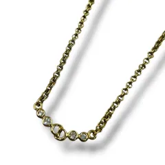 Christian Dior　ディオール　ネックレス　CDロゴ　ゴールド