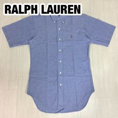 希少デザイン Ralph Lauren 半袖 シャンブレーシャツ デニム系 - メルカリ
