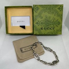 GUCCI】 グッチ トムフォード期 フィガロチェーン ブレスレットSV925
