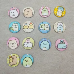 すみっコぐらし　刺繍缶バッチ 全14種類セットのサムネイル