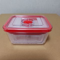 Tupperware 食品保存容器 800ml レッド プレミアジャー タッパー