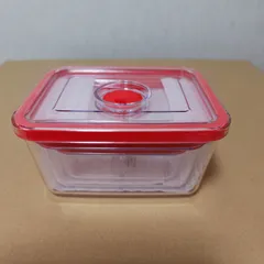 【未使用】ビバライズ 真空保存容器 ヒューロック 3種 3個セット 保存容器のみ HULOCK レッド キッチン 保存容器 便利グッズのサムネイル