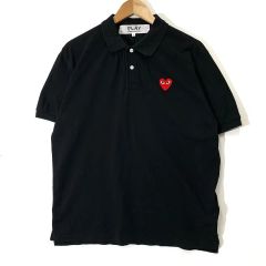 PLAY COMME des GARCONS ポロシャツ ブラック L - メルカリ