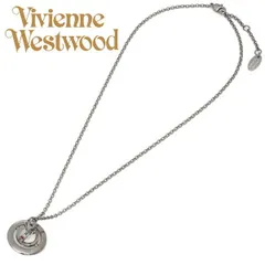Vivienne Westwood ヴィヴィアン・ウエストウッド ネックレス ガンメタリック 立体オーヴ TINY ORB  63020097/S001のサムネイル