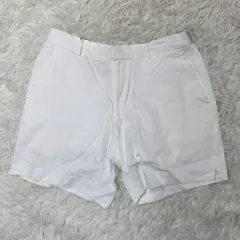 DRIES VAN NOTEN ドリスヴァンノッテン ショートパンツ ／白 46 コットンレーヨンのサムネイル