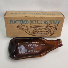Asahi Beer ボトル灰皿 ヴィンテージ昭和レトロ 小物入れ アサヒビール
