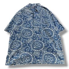 caldwellラルフローレン バンダナ ペイズリー オープンカラー シャツ