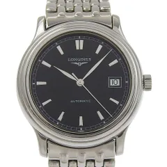【LONGINES】ロンジン グランドクラシック L4.707.4 ステンレススチール 自動巻き アナログ表示 レディース 黒文字盤 腕時計のサムネイル