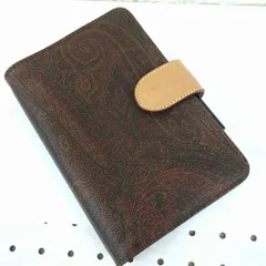 エトロ ペイズリー柄 PVCレザー 6穴式 システム手帳 19 x 14cm 鉛筆付き ヴィンテージのサムネイル