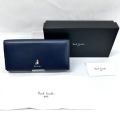 新品☆ポールスミス☆マーケトリー ストライプラビットかぶせ長財布