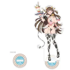 【カーテン魂】シノビマスター 閃乱カグラ NEW LINK 描き下ろし特大アクリルスタンド（鴇/ミルキーメイド）のサムネイル