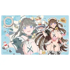 【カーテン魂】シノビマスター 閃乱カグラ NEW LINK 描き下ろしラバーマット（鴇/ミルキーメイド）のサムネイル