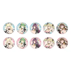 【カーテン魂】シノビマスター 閃乱カグラ NEW LINK 描き下ろしトレーディング缶バッジ（ミルキーメイド）1BOX入数：10のサムネイル