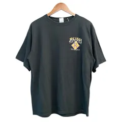 10s M&O RUSH "TIME MACHINE" ツアーTシャツ バンドTシャツ バンT ブラック L No.S320のサムネイル