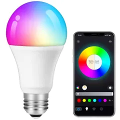 ●LED電球 スマートライト Alexa スマートホーム-スマート電球 E26口金 調光調色 広配光 9w 800lm 60W形相当 電球色・昼光色 [ 光色を白い色（昼光色）から暖かい色（電球色）に連続で調節【Alexa/Google アシスタント 対応】のサムネイル