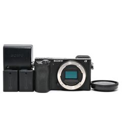 中古」ソニーa6500 カメラ・バッテリー6個・ケージ・64GB SDカード