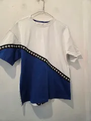 ZARA Kappa 半袖Tシャツ 白/ブルー キッズ 164cm 45のサムネイル