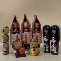 Vintage Okamoto Usaburo岡本卯三郎 作 こけし4体セット - メルカリ