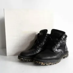 【最高級】JIMMY CHOO 【ODIN レザー ブーツ】42 ジミーチュウ カモフラ ブラック 26060617のサムネイル