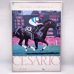 JRA ヒーロー列伝 No.61 シーザリオ B3 ポスター 額縁付き - メルカリ