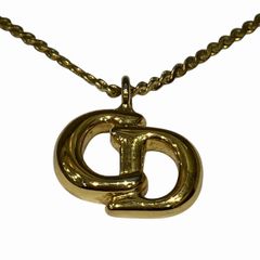 北M5816】Christian Dior CDロゴ サークル ネックレス - メルカリ