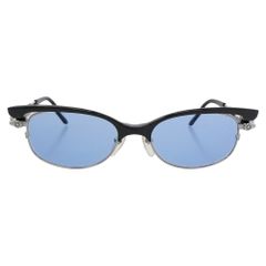 JEAN-PAUL GAULTIER ジャンポールゴルチエ VINTAGE ヴィンテージ TITANIUM-P チタンフレーム アイウェア 眼鏡 メガネ 度入り ブラック系 ブルー系【中古】 JEAN-PAUL GAULTIER ジャンポールゴルチエ VINTAGE ヴィンテージ