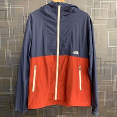 THE NORTH FACE コンパクトジャケット ネイビー/レッド - メルカリ