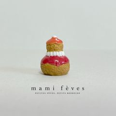 フェーヴ　ルリジューズ　フランス　フェーブ　ミニチュア陶器　m-4292