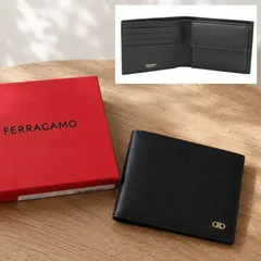 【新品商品】フェラガモ FERRAGAMO (661454 775646) ガンチーニ 二つ折り財布のサムネイル