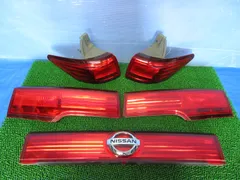 ★SFC7133/点灯ok 日産 エルグランド TE52 PE52 E52 純正 テールライト テールランプ リアガーニッシュ リアライト バック 後 5点 左右のサムネイル