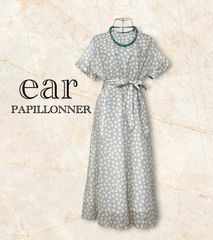 ear PAPILLONNER イアパピヨネ ランダムプリーツ ワンピース 変形 