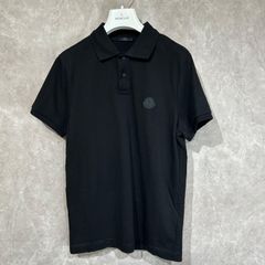 美品〕モンクレール ポロシャツ ラバーワッペン ブラック M 5S203 美品