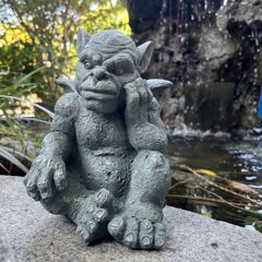 最終値下げ ガーゴイル 置物 フィギュア インテリア 魔除け 約28cm 