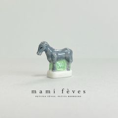 フェーヴ　ロバ　フランス　フェーブ　ミニチュア陶器　m-4295