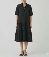 はるちん様専用 ワッシャー プリーツ ショートスリーブ ワンピース