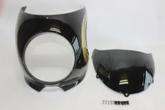 Z900RS z900rs cafe 2018-2026 ビキニカウル フロントカウル 黒X金X白 & スクリーン スモークのサムネイル