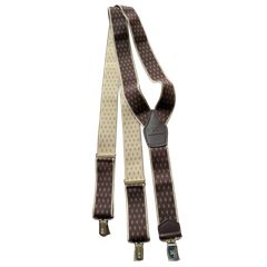 BURBERRY バーバリー チェック柄 サスペンダー ロゴ レザー 男子可能