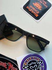 希少24金コート 9FIVE LANE フリップアップ サングラス 跳ね上げ式