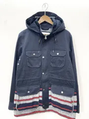 OPENING CEREMONY オープニングセレモニー 切替 フード付き ジャケット sizeM/紺 ◆■レディースのサムネイル