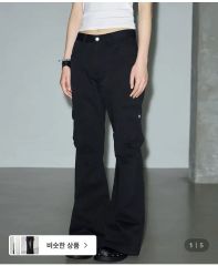 miseki seoul Pocket cargo bootscut pants - メルカリ