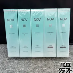  ◎ 【未開封／5本セット】 ノブ III フェイスローションL ×3本 フェイスローションR ×2本 化粧水 さっぱりタイプ しっとりタイプ NOV 3のサムネイル