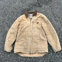 90~00s】 Carhartt サンタフェジャケット ダック地 ベージュ - メルカリ
