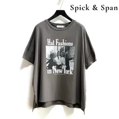◆美品◆ Spick & Span スピックアンドスパン GOOD ROCK SPEED グッドロックスピード フォトプリントドルマンTシャツ 綿100％ オーバーサイズ A038のサムネイル