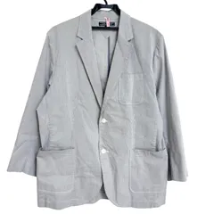 TOMMY HILFIGER トミーフィルガー メンズ アウター ジャケット ストライプ柄 グレー XLサイズ J6のサムネイル
