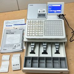 美品】CASIO 電子レジスター SR-S4000 ホワイト 付属品有り - メルカリ