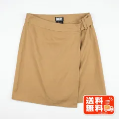 DKNY ダナキャランニューヨーク ラップスカート ベージュ シルク混のサムネイル