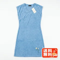 CLEO SUN クレオサン ワンピース 水色 M 刺繍入り ルームウェア Sybilla風