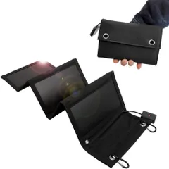 ソーラーパネルソーラーチャージャーソーラー充電器車太陽光パネル充電器USBスリム折りたたみ防災災害非常時ポータブルスマホ小型持ち運びアウトドアコンパクのサムネイル