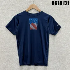コロンビア 半袖 Tシャツ ネイビー アメリカン フラッグ デザイン Lのサムネイル