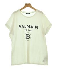 BALMAIN】 Tシャツ レディース Sサイズ 白 ホワイト メダリオンロゴ 